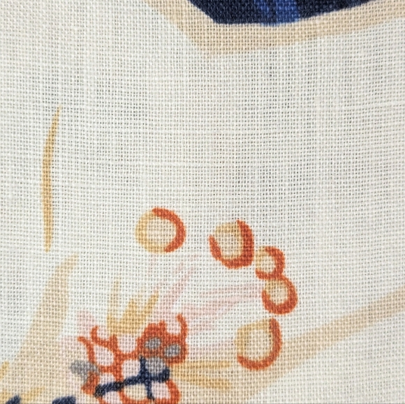 Charlie B Small 100% Linen Hi-Lo Dress Sleeveless Bold Floral Pristine - Picture 6 of 12